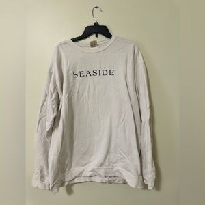Seaside White Sweatshirt